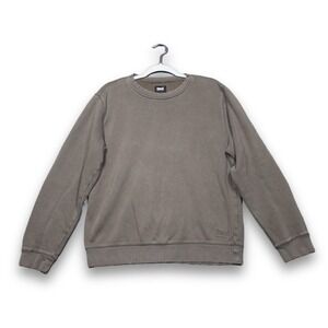 Everlast Sport Mens Gray Crewneck Fleece Pullover Sweatshirt Size M 0826-005 C2